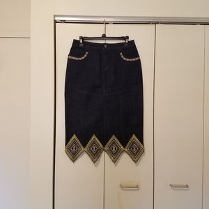 ASHRO Blue Jean Skirt